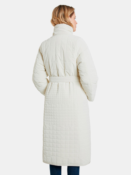 Desigual Cremefarbener Desigual Granollers Stepp-Wintermantel für Damen