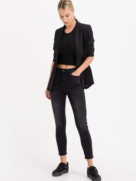 ICHI Schwarze Damen Straight Fit Jeans ICHI Luva