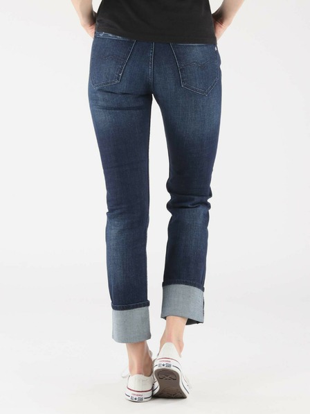 Replay Blaue Straight Fit Jeans für Damen Replay Pantalone