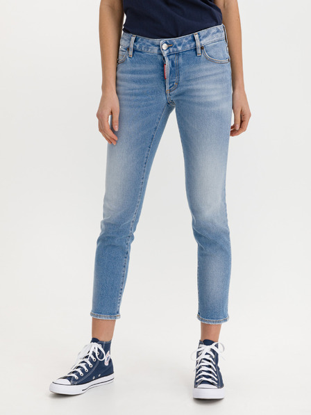DSQUARED2 Blaue Damen Slim Fit Jeans DSQUARED2 Jennifer Cropped