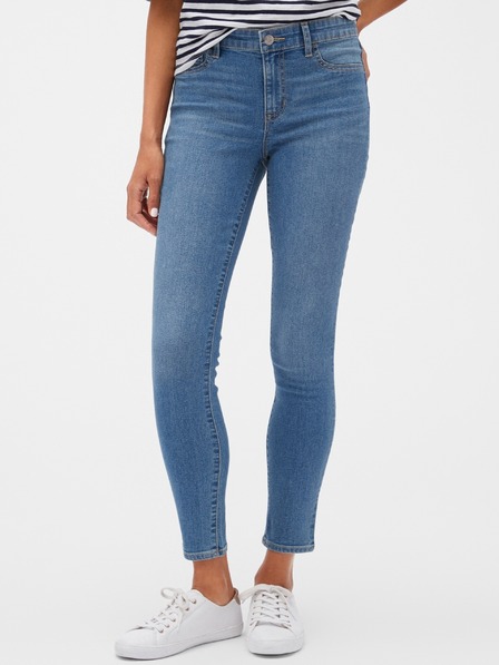 GAP Mid Rise Favorite Crop Jeggings-Jeans GAP