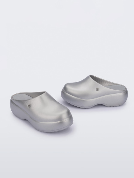 Melissa Damen Silber Melissa Free Clog Plattform Hausschuhe