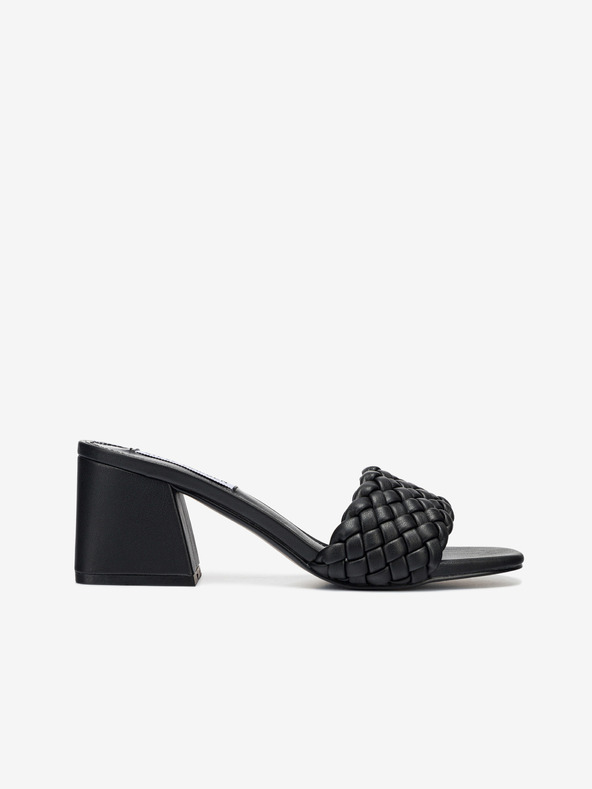 Steve Madden Schwarze Steve Madden Aspyn Weite Pantoffeln mit Absatz