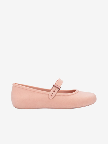 Melissa Hellrosa Damen Melissa Soft Ballerina Velvet Ballerinas