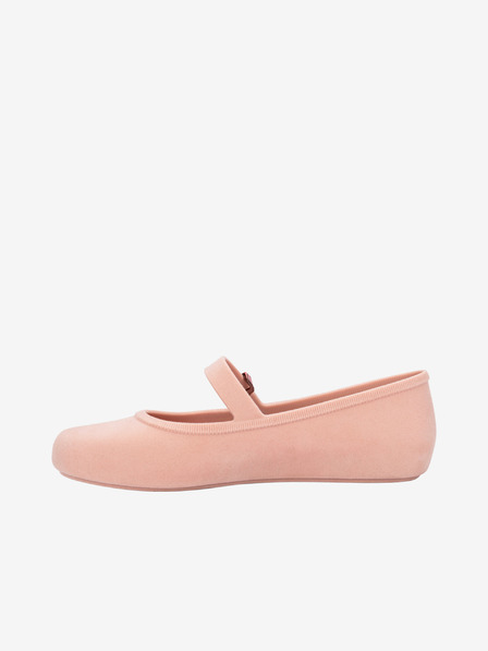 Melissa Hellrosa Damen Melissa Soft Ballerina Velvet Ballerinas