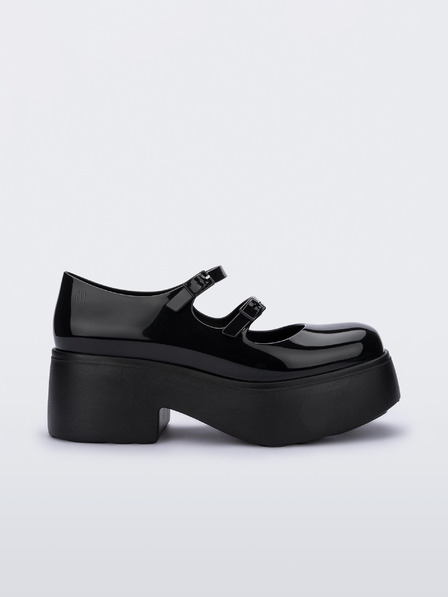 Melissa Schwarze Damen Plateau Ballerinas Melissa Farah