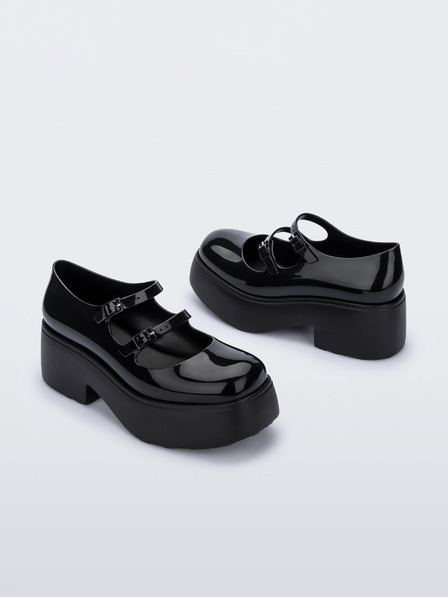 Melissa Schwarze Damen Plateau Ballerinas Melissa Farah