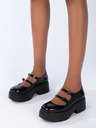 Melissa Schwarze Damen Plateau Ballerinas Melissa Farah