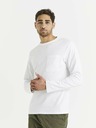 Celio Weißes Herren-Basic-Hemd mit Tasche Celio