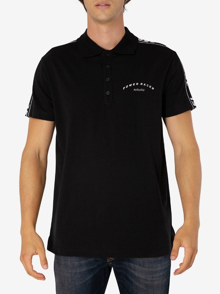 Diesel Schwarzes Herren-Poloshirt Diesel Gorou