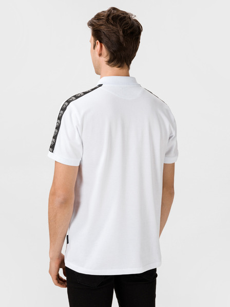 Lamborghini Weißes Herren-Polohemd Lamborghini