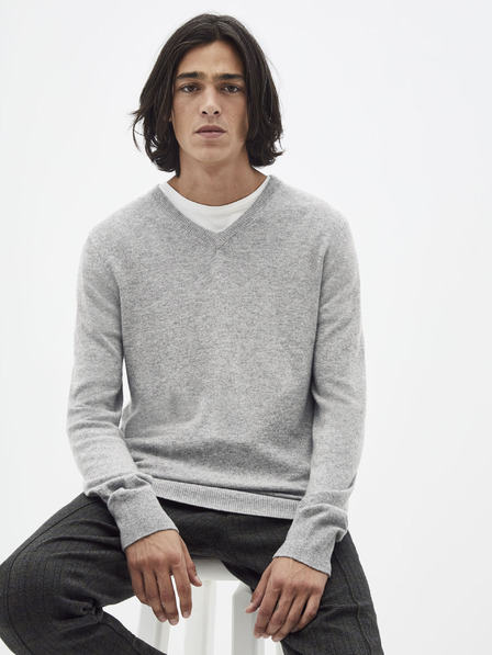 Celio Hellgrauer Pullover Celio Sebase