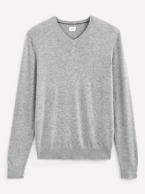 Celio Hellgrauer Pullover Celio Sebase