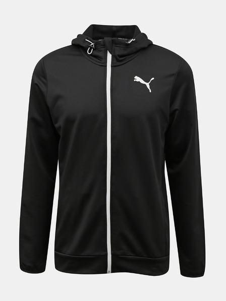 Puma Schwarzer Puma-Kapuzenpullover für Männer