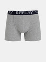 Replay Set aus zwei Boxershorts in Dunkelblau und Grau von Replay