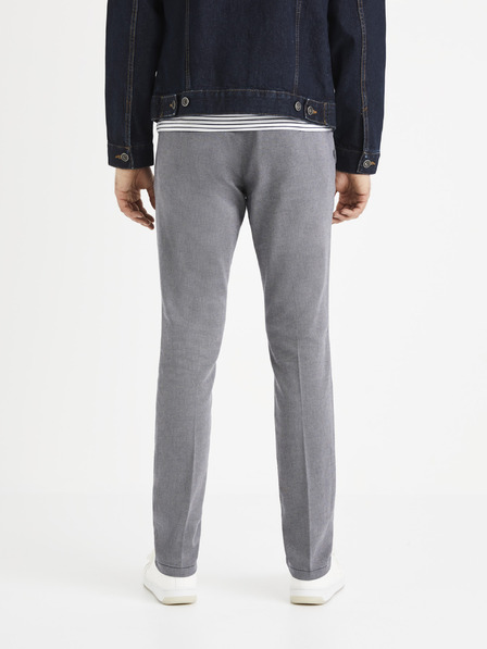 Celio Graue Chino-Hose Celio Rouan