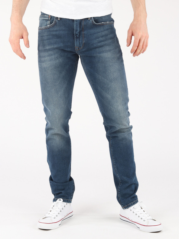Pepe Jeans Dunkelblaue Herrenjeans in schmaler Passform Pepe Jeans Stanley
