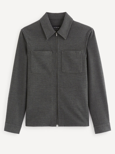 Celio Dunkelgraue Jacke Celio Vuandy