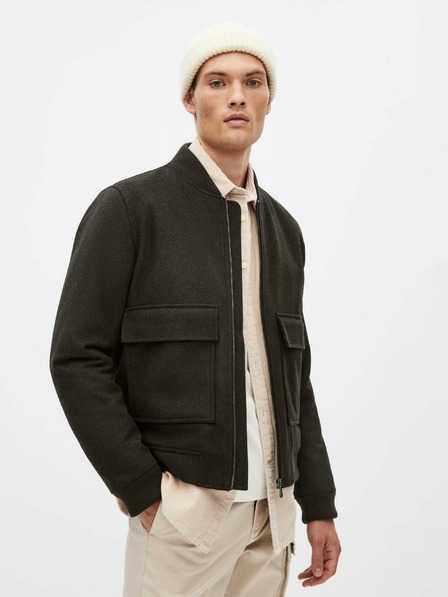 Celio Dunkelbraune Jacke Celio Sujoker