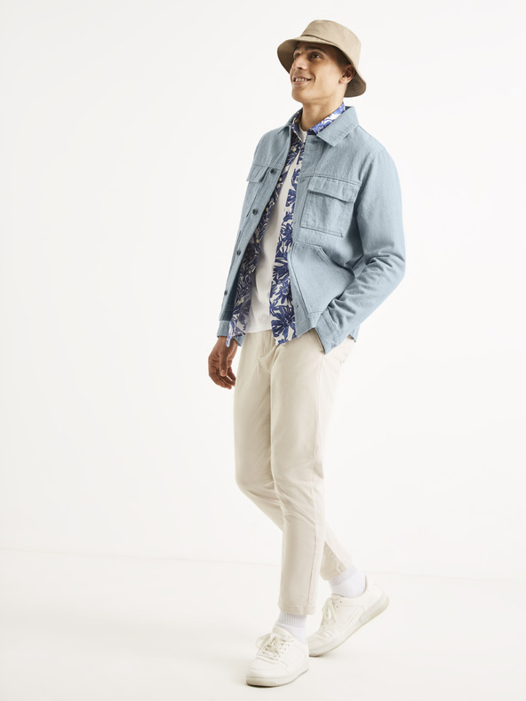 Celio Hellblaue Jeansjacke Celio Tumultden