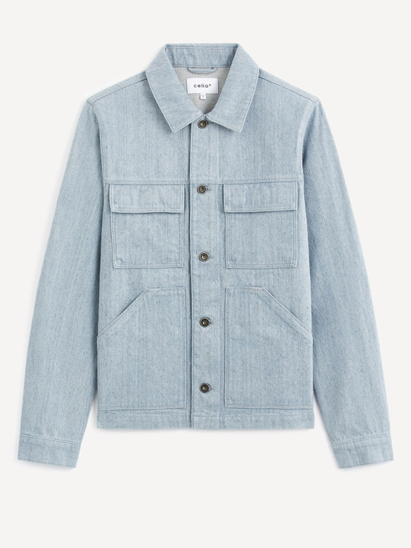 Celio Hellblaue Jeansjacke Celio Tumultden