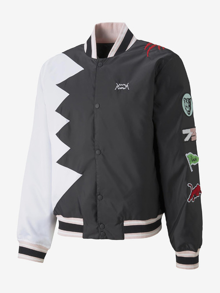 Puma Weißer und schwarzer Herrenbomber Puma