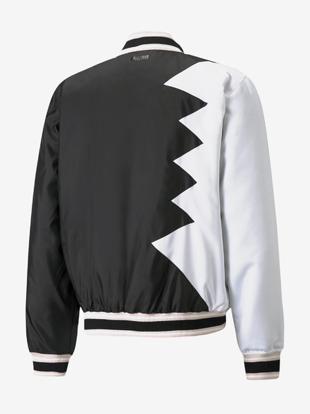 Puma Weißer und schwarzer Herrenbomber Puma