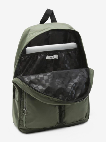 Vans Khakifarbener Vans Log Haul Thyme Herren-Rucksack