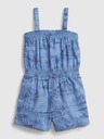 GAP Baby Gemusterter Leinen-Overall GAP