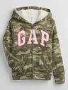 GAP Kinder-Sweatjacke Camouflage GAP Logo