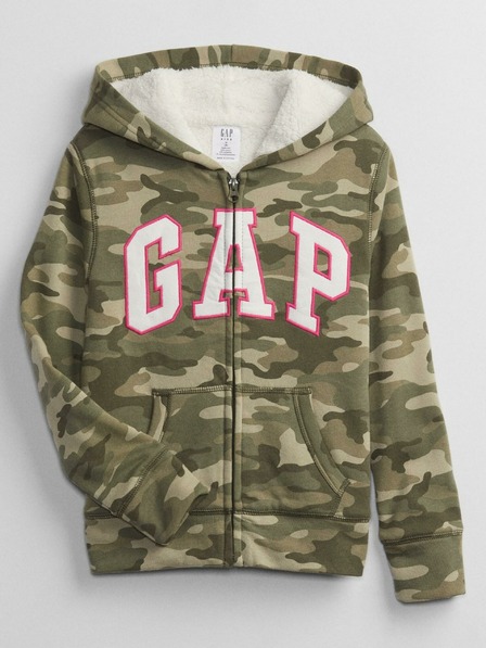 GAP Kinder GAP Army Logo Hoodie