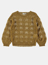name it Brauner Pullover für Mädchen name it Nelea