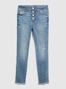 GAP Kinder Denim Jeggings high rise distressed GAP
