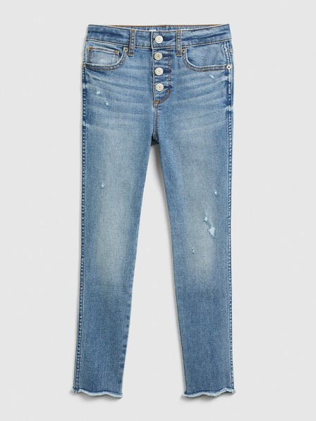 GAP Kinder Denim Jeggings high rise distressed GAP