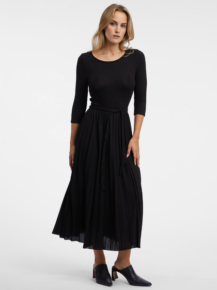 Orsay Schwarzes Damen Maxikleid ORSAY