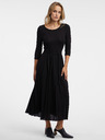 Orsay Schwarzes Damen Maxikleid ORSAY