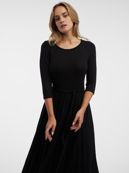Orsay Schwarzes Damen Maxikleid ORSAY