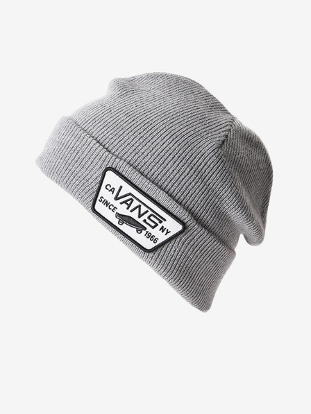 Vans Hellgraue gerippte Kinder-Wintermütze Vans Milford
