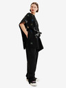 Desigual Desigual Threadflor Milan schwarzer gemusterter Damenponcho