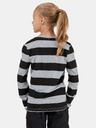 Sam 73 Schwarz-grau gestreiftes Mädchen-T-Shirt SAM 73 Hope