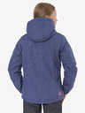 Sam 73 Rosa und blaue Mädchen-Winterjacke mit Kapuze SAM 73 Giselle