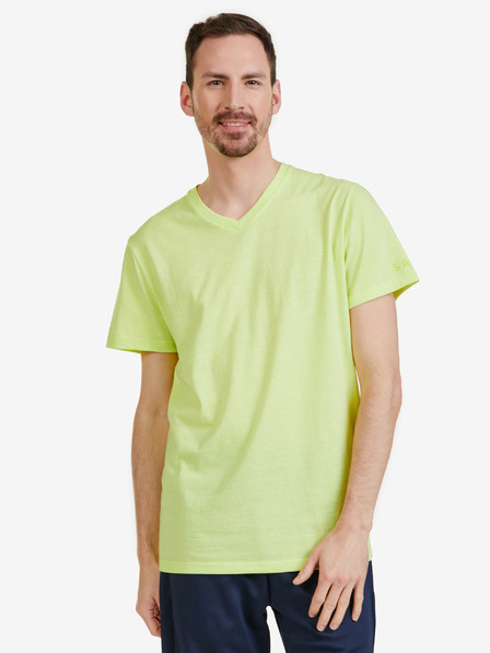 Sam 73 Neongelbes Herren-T-Shirt SAM 73 Leonard