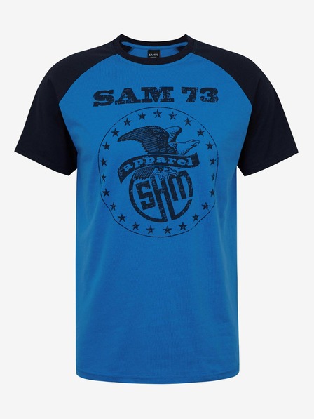Sam 73 Blaues Herren T-Shirt SAM 73 Jordan