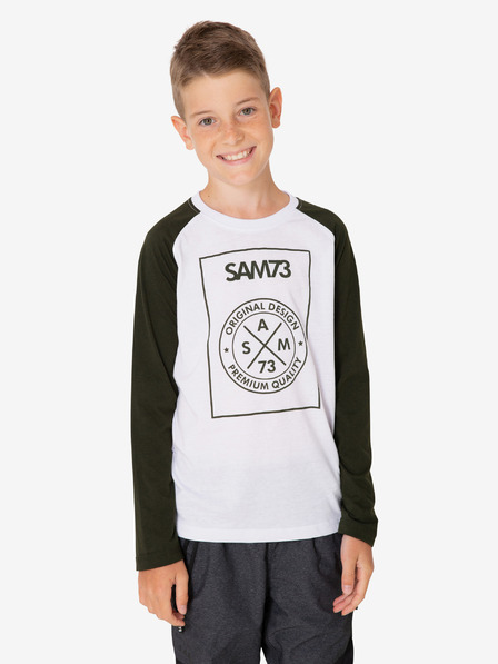 Sam 73 Schwarz-weißes Jungen-T-Shirt SAM 73 Jack