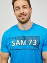 Sam 73 Blaues Herren-T-Shirt SAM 73 Fenri
