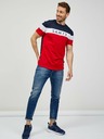 Sam 73 Blaues und rotes Herren-T-Shirt SAM 73 Kavix