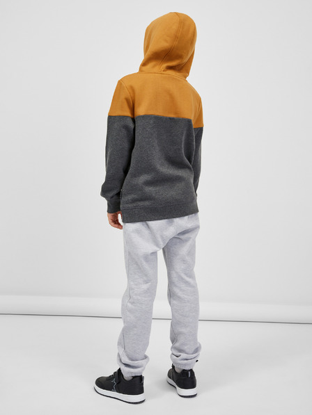 Sam 73 Grauer und brauner Kapuzenpullover für Jungen SAM 73 Sall