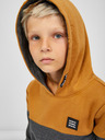Sam 73 Grauer und brauner Kapuzenpullover für Jungen SAM 73 Sall