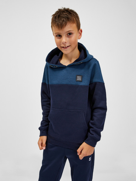 Sam 73 Dunkelblauer Kapuzenpullover für Jungen SAM 73 Sall