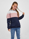 Sam 73 Kapuzenpullover für Mädchen in Blau und Rosa SAM 73 Leael